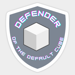 Defend the default Cube Sticker